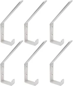 Piffny Robe & Towel Hook, 6 Pack Heavy Duty Stainless Steel Outdoor Wall Hooks For Hanging Towel, Coat, Backpack, Keys, Etc (Modern Industrial) -GENERIC Shop 31yJ2vHnvVL. AC