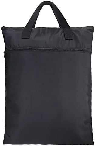 BeeGreen Black Laundry Bag For Traveling With Handles & Zipper Pockets Hanging Laundry Hamper Heavy Duty Collapsible Washable For Dirty Clothes College Dorm Gym Beach Pool Swimsuit 4 BeeGreen Black Laundry Bag For Traveling With Handles & Zipper Pockets Hanging Laundry Hamper Heavy Duty Collapsible Washable For Dirty Clothes College Dorm Gym Beach Pool Swimsuit - Image 4