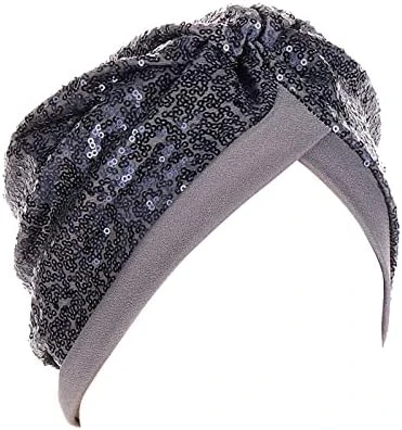 Women Muslim Turban Hat Bow Tie Sequins Bonnet Head Scarf Cap Cancer Chemo Pre Tied Headwraps Hats (Multicolor, One Size) 9 Women Muslim Turban Hat Bow Tie Sequins Bonnet Head Scarf Cap Cancer Chemo Pre Tied Headwraps Hats (Multicolor, One Size) - Image 9