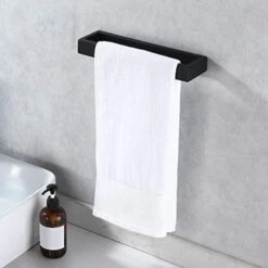 Hand Towel Holder Black Towel Ring 10 Inch Towel Holder Matte Black Modern Wall Mount SUS304 Stainless Steel, A23080-BK -GENERIC Shop 41 o6TwUCL. AC