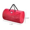 Storage Bag For 9FT Tree And 30"Wreath Bag Combo Pack (Red)