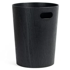 Kazai. Real Wood Waste Paper Bin Börje | Modern Wooden Paper Basket For Office, Kids' Room, Bedroom And More | 9 Liters | Birch -GENERIC Shop 410HcLf MoL