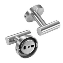 YGIVO 2 Pack Towel Hooks, Brushed Nickel SUS304 Stainless Steel Coat Robe Clothes Hook Modern Wall Hook Holder For Bathroom Kitchen Garage Hotel Wall Mounted (Brushed Nickel) -GENERIC Shop 410paKYzFfL