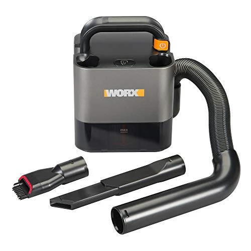 WORX WX030L 20V Power Share Cordless Cube Vac Compact Vacuum, Black 1 WORX WX030L 20V Power Share Cordless Cube Vac Compact Vacuum, Black