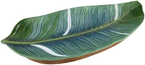 Avanti Linens - Covered Jar, Countertop Organizer, Leaf Inspired Home Decor (Viva Palm Collection), Green 9 Avanti Linens - Covered Jar, Countertop Organizer, Leaf Inspired Home Decor (Viva Palm Collection), Green - Image 9