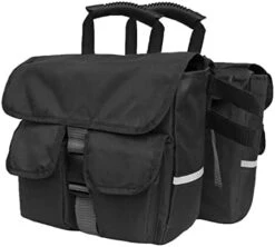WALTX 35L Bike Rear Panniers Bag Bicycle Commuting Waterproof Saddle Bags Trunk Saddle Double Cycle Storage Bag (Color : Black, Size : 35L) -GENERIC Shop 4122tVky52L. AC