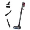 Shark IZ662H Vertex Pro Lightweight Cordless Stick Vacuum With IQ Display, DuoClean PowerFins & MultiFLEX, Includes Crevice Tool, Pet Multi-Tool & Anti-Allergen Dusting Brush, 60min Runtime, Black/Red