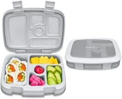 Bentgo® Kids 5-Compartment Lunch Box - Glitter Design For School, Ideal For Ages 3-7, Leak-Proof, Drop-Proof, Dishwasher Safe, & Made With BPA-Free Materials (Glitter Edition - Petal Pink) -GENERIC Shop 4128WLfiPhL. AC