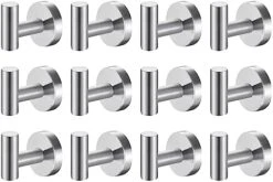 Homagic Towel Hooks Bathroom Hook Wall Towel Hooks 6 Pack Matte Black Coat Hooks, Heavy Duty Robe Hook Holder For Bathroom Kitchen Garage Home Hotel Office Cabinet(Black) -GENERIC Shop 412ZzYlNwL. AC