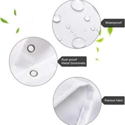 Farmhouse Fabric Shower Curtain, Farm Cow Sunflower Mountain Windmill Bathroom Curtains, Boho Funny Cattle Bathroom Shower Curtains, 69 X 70 Inches -GENERIC Shop 412bURDppAL