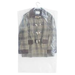 Belinlen 50 Pack 23.6x40inch Clear Plastic Clothes Covers For Hanging Clothes Dust Proof Garment Bags For Small Business Dry Cleaning Store And Home Closet Storage Suit Cover -GENERIC Shop 414HrlsztkL