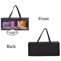 XQBAG Hat Storage, Baseball Cap Storage Bag, Hat Organizer With Clear PVC Double Zipper Closure, Holder Up To 19 Hats, Dust-proof (Black)… -GENERIC Shop 414kwSR86FL