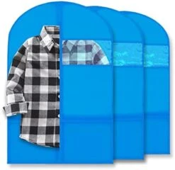 Plixio 36" Kids Garment Bags For Dance Costumes Children Hanging Clothes, Uniform, Suits, Girls Dress Recital Outfit Organizer Dance Garment Bags For Dancers With Zippered Pockets (6 Pack :36", Black) -GENERIC Shop 414psAaxplL. AC