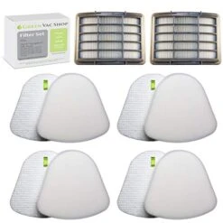 GreenVacShop 4+2 Pack Shark Navigator Lift-Away ZU503AMZ, NV350, NV351, NV352, NV355, NV356E, NV357, NV360, NV370, NV391, UV440, UV490, UV500, UV540, UV541, UV550, CU500 Replacement Filter Set, 4 Foam+4 Felt+2 HEPA Filters, XFF350 XHF350