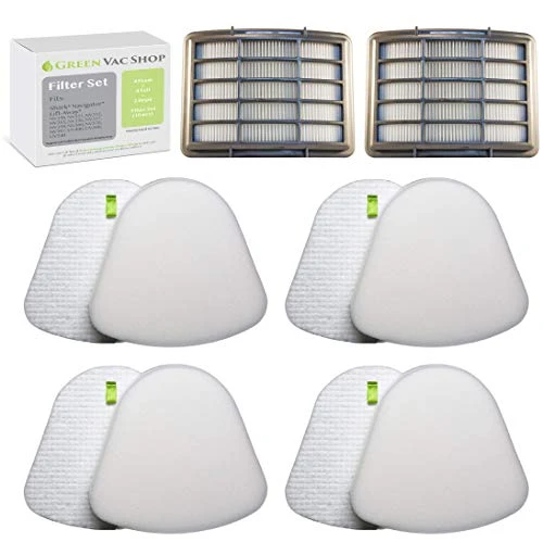 GreenVacShop 4+2 Pack Shark Navigator Lift-Away ZU503AMZ, NV350, NV351, NV352, NV355, NV356E, NV357, NV360, NV370, NV391, UV440, UV490, UV500, UV540, UV541, UV550, CU500 Replacement Filter Set, 4 Foam+4 Felt+2 HEPA Filters, XFF350 XHF350 1 GreenVacShop 4+2 Pack Shark Navigator Lift-Away ZU503AMZ, NV350, NV351, NV352, NV355, NV356E, NV357, NV360, NV370, NV391, UV440, UV490, UV500, UV540, UV541, UV550, CU500 Replacement Filter Set, 4 Foam+4 Felt+2 HEPA Filters, XFF350 XHF350