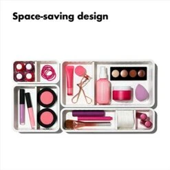 OXO Good Grips 4-Piece Complete Adjustable Drawer Bin Set With Removable Dividers -GENERIC Shop 416Am3WR4BL