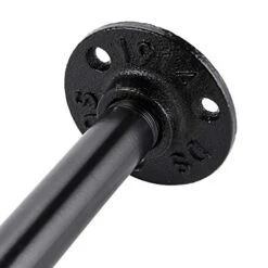 Sumnacon 31.9 Inch Industrial Pipe Clothing Rack Bar - Heavy Duty Rustic Coat Hanger With Screws, Wall-Mounted Metal Garment Holder Rack For Retail Display/Laundry/Boutique/Clothing Store, Black -GENERIC Shop 416EBqpOfzL