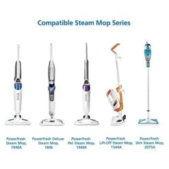 1940 Bissell Steam Mop Pads For Bissell PowerFresh Steam Mop 1806 1544 1440 2075A 2685A 1940W,19404 Series, Replacement Part #5938#203-2633, 6 Pack -GENERIC Shop 416ZB3YPFcL