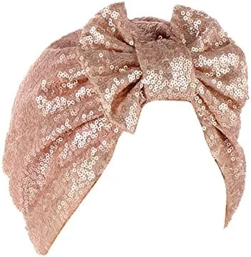 Women Muslim Turban Hat Bow Tie Sequins Bonnet Head Scarf Cap Cancer Chemo Pre Tied Headwraps Hats (Multicolor, One Size) 3 Women Muslim Turban Hat Bow Tie Sequins Bonnet Head Scarf Cap Cancer Chemo Pre Tied Headwraps Hats (Multicolor, One Size) - Image 3