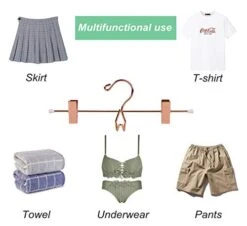 Amber Home 24 Pack Add-on Rose Gold Metal Pant Skirt Hangers, Multi Stackable Add On Copper Trouser Hangers For Slacks Jeans Boutique Clothing With Extra Strong Non-Slip Adjustable Clips (Copper, 24) 13 Amber Home 24 Pack Add-on Rose Gold Metal Pant Skirt Hangers, Multi Stackable Add On Copper Trouser Hangers For Slacks Jeans Boutique Clothing With Extra Strong Non-Slip Adjustable Clips (Copper, 24) -GENERIC Shop 417aWNDwVOL