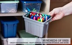 Organize Your Home Small Spaces Colorful Storage Bins With Lids, 6 Pack, Stackable Small Plastic Containers For Organization And Storage, Great For Home Or Office, 1.7 Quart Bins With Lids -GENERIC Shop 418Lzm8YRTL