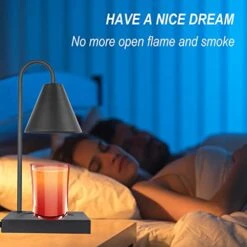 Mocalido Candle Warmer Lamp, Dimmable Electric Candle Lamp Warmer, Metal Melting Wax Warmer For Home Decor, Home Scented Jar Candles Heater With 2 Bulbs For Gifts, Black 12 Mocalido Candle Warmer Lamp, Dimmable Electric Candle Lamp Warmer, Metal Melting Wax Warmer For Home Decor, Home Scented Jar Candles Heater With 2 Bulbs For Gifts, Black -GENERIC Shop 418OSLFCH1L