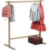 VOGUSLAND Dress Up Rack, Child Garment Rack, Kids Clothing Rack For Small Space (37.5" W X 17.5" D X 38.5" H)