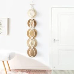 Dahey Macrame Hat Hangers Hat Rack For Wall Cowboy Hat Holder Organizer Display For Closet Hand Weaving Bobo Hanging Hat Organizer Storage For Wide Brim Hats Bowler Fedora Hats, 7 And 5 Hats Style -GENERIC Shop 419nZ73Dn6L