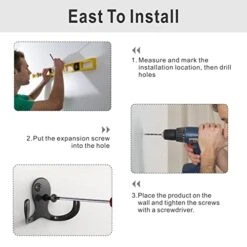 PRIGVOT 12PCS Heavy Duty Double Prong Coat Hooks | Bookbag Hooks | Wall Hooks | Metal Coat Hooks | Robe Hooks | Coffee Mug Hooks With 50 Pieces Screws For Kitchen, Grocery Room, Bedroom -GENERIC Shop 41A1j4NrXlL