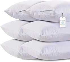 White Classic Zippered Style Pillow Case Cover - Luxury Hotel Collection 200 Thread Count, Soft Quiet Zippered Pillow Protectors, King Size, Set Of 2 15 White Classic Zippered Style Pillow Case Cover - Luxury Hotel Collection 200 Thread Count, Soft Quiet Zippered Pillow Protectors, King Size, Set Of 2 -GENERIC Shop 41AoeUDgRfL. AC 1