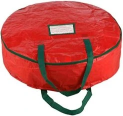 Elf Stor Red Holiday Christmas Wreath Storage Bag For 24-Inch Wreaths -GENERIC Shop 41AtBBWa80L. AC