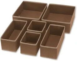 Simple Houseware Foldable Cloth Storage Box Closet Dresser Drawer Divider Organizer Basket Bins For Underwear Bras, Grey (Set Of 12) 24 Simple Houseware Foldable Cloth Storage Box Closet Dresser Drawer Divider Organizer Basket Bins For Underwear Bras, Grey (Set Of 12) -GENERIC Shop 41BIn YOq7L. AC