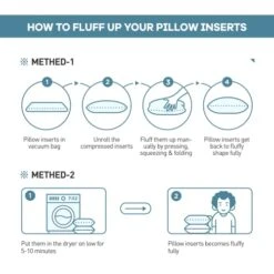 Acanva Throw Pillow Inserts, Euro Sham Form Stuffer With Premium Polyester Micro Fiber, Decorative For Bed, Couch And Sofa, White, 4 Count, (Pack Of 1) 19 Acanva Throw Pillow Inserts, Euro Sham Form Stuffer With Premium Polyester Micro Fiber, Decorative For Bed, Couch And Sofa, White, 4 Count, (Pack Of 1) -GENERIC Shop 41DNvd4FSrL