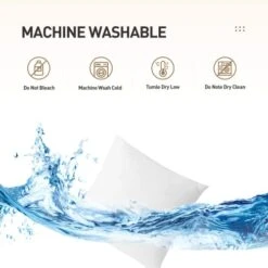 Acanva 20 X 20 Premium Polyester Stuffer Square Form Sham Throw Pillow Inserts, 4 Count (Pack Of 1), White -GENERIC Shop 41DXVCMRIaL