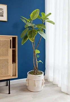 Mkono Macrame Magazine Rack And Macrame Laundry Basket Nursery Storage Bin Organizer Boho Decor For Bedroom Livingroom Dorm -GENERIC Shop 41Ew68iKYCL