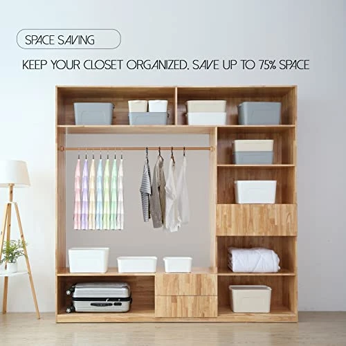 Velvet Hangers 60 Pack - Premium Black Clothes Hangers - Holds Up To 10 Lbs, 360 Degree Swivel - Durable & Non-Slip Suit Hangers, Ultra Slim & Space Saving Coat Hangers, Strong Felt Hangers 5 Velvet Hangers 60 Pack - Premium Black Clothes Hangers - Holds Up To 10 Lbs, 360 Degree Swivel - Durable & Non-Slip Suit Hangers, Ultra Slim & Space Saving Coat Hangers, Strong Felt Hangers - Image 5