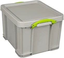 Really Useful Plastic Storage Box 35 Litre With XXL Lid White Strong -GENERIC Shop 41Fewt30JOL. AC 1