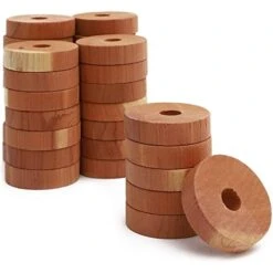 Juvale Cedar Rings For Hangers, Cedarwood Closet And Drawer Freshener (1.5 In, 36 Pack) -GENERIC Shop 41GEEyQbJSL