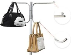 Simple Houseware Industrial Grade Z-Base Garment Rack, 400lb Load With 62" Extra Long Bar W/Clear Cover And Tube Bracket -GENERIC Shop 41GhNYEOBtL