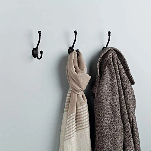 Franklin Brass Ball End Coat And Hat Hook Wall Hooks 5-Pack, Flat Black, FBCHHB5-FB-C 1 Franklin Brass Ball End Coat And Hat Hook Wall Hooks 5-Pack, Flat Black, FBCHHB5-FB-C