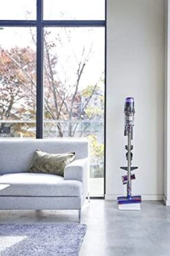 Yamazaki Industries 5330 Cordless Cleaner Stand, M & DS, White, Approx. W 8.7 X 11.4 X H 44.1 Inches (22 X 29 X 112 Cm), Tower, SV21, SV18, V15, V12 Series -GENERIC Shop 41Gu8R34glL