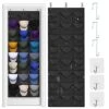 Mulaibdin Baseball Hat Organizer, Hat Racks For Baseball Caps, Visible 24 Pockets Hat Holder For Display, Hat Hanger For Door/Wall/Closet Cap Organizer With 6 Hooks, Hat Storage For Multiple Hats