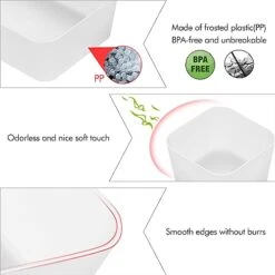 Poeland 10 Pcs Drawer Organizer Tray Storage Box For Bedroom Dresser Bathroom Kitchen, Frosted -GENERIC Shop 41HmP2IxDwL