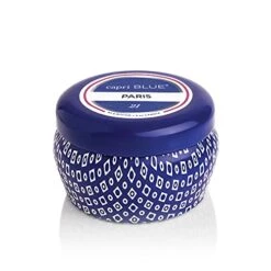 Capri Blue Paris Scented Candle With Mini Tin Candle Holder - Luxury Aromatherapy Candle - 3 Oz