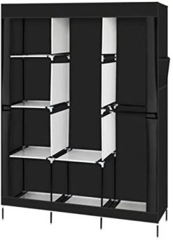 WiCCI 69" Portable Clothes Closet Wardrobe Storage Organizer With Non-Woven Fabric Quick And Easy To Assemble Extra Strong And Durable Dark Brown For Bedroom,Entrance,Living Room 28 WiCCI 69" Portable Clothes Closet Wardrobe Storage Organizer With Non-Woven Fabric Quick And Easy To Assemble Extra Strong And Durable Dark Brown For Bedroom,Entrance,Living Room -GENERIC Shop 41IYdPs7H8L. AC 1