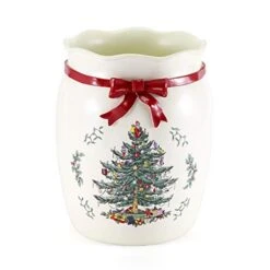 Spode - Waste Basket, Christmas Decorative Trash Can, Holiday Home Decor