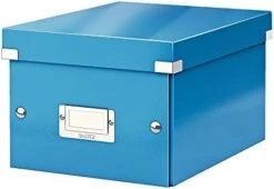 Leitz DVD Storage Box, Blue, Click And Store Range, 60420036 -GENERIC Shop 41JwYLmMOJL. AC