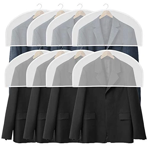 Foraineam 20 Pack Shoulder Covers Clothes Suit Protectors Breathable Garment Dust Covers For Suit, Coats, Jackets, Dress Closet Storage 1 Foraineam 20 Pack Shoulder Covers Clothes Suit Protectors Breathable Garment Dust Covers For Suit, Coats, Jackets, Dress Closet Storage