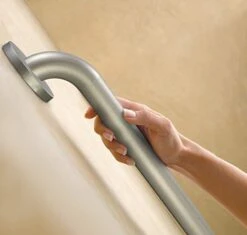 Moen R8724P Home Care Bathroom Safety 24-Inch Grab Bar With Concealed Screws, Peened -GENERIC Shop 41LmSRtXxvL