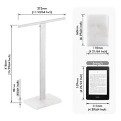 KES Countertop Towel Rack Stand, Free Standing Hand Towel Holder With Marble Base Towel Rack Standing For Bathroom SUS304 Stainless Steel T-Shape Brushed Steel, BTH224-2 -GENERIC Shop 41ObhXsra5L